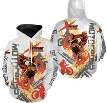 Load image into Gallery viewer, Extreme Motocross Racing All Over Printed Jersey Hoodie T-shirt, Custom Motorcycle Off-road Bike| NMS284