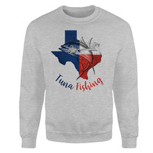 Load image into Gallery viewer, Texas tuna fishing Texas flag map fishing shirts A236