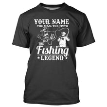 Load image into Gallery viewer, Texas fisherman - the man - the myth - the legend fishing shirts A237