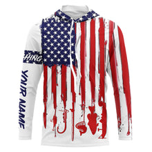 Load image into Gallery viewer, American Flag UV Protection Fishing Shirt Fishing Jersey For Fisherman A12