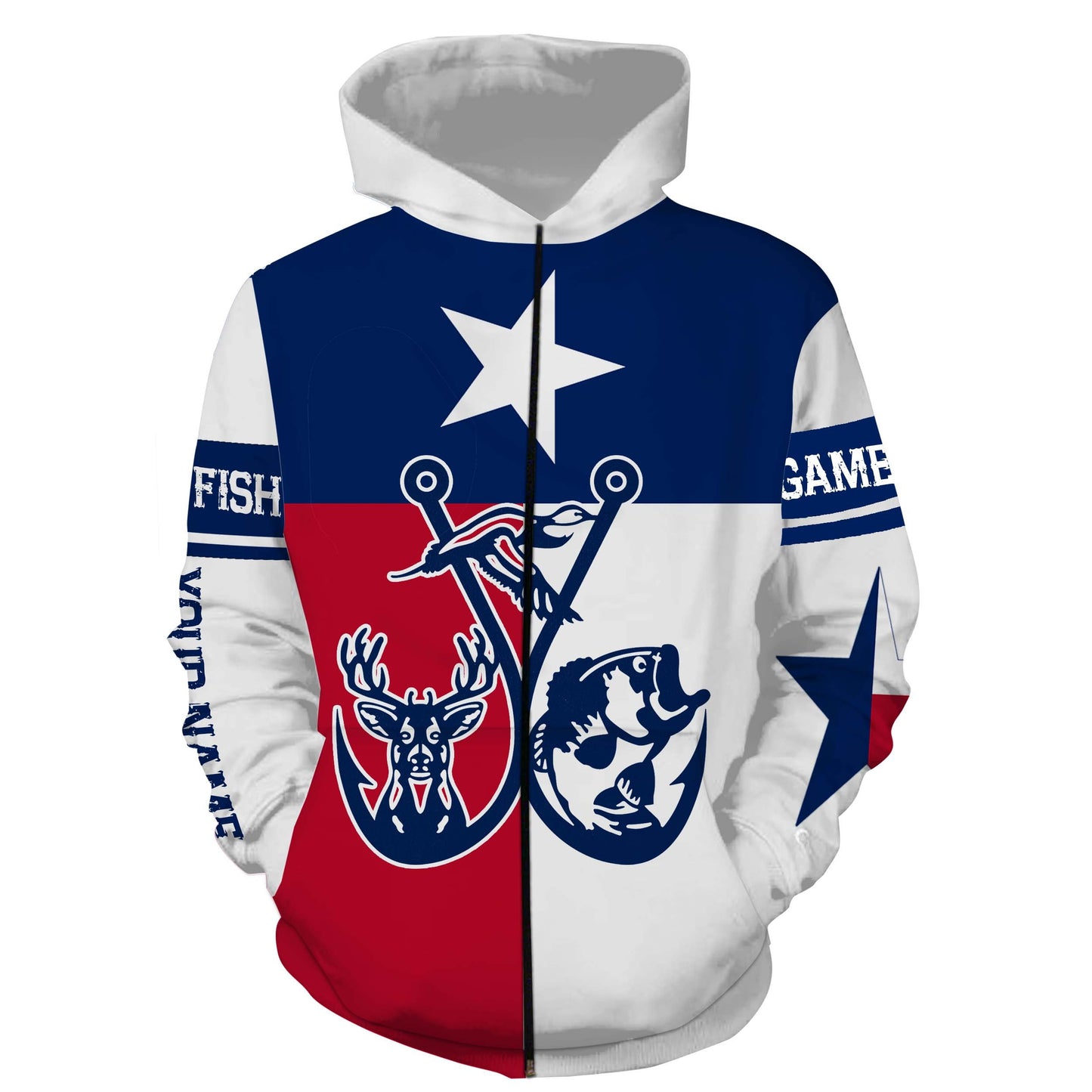 Texas Game and Fish Custom name 3D All over print shirts personalized gift - TATS162