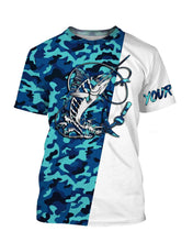 Load image into Gallery viewer, Sailfish Fishing Sea Camo Custom Name Full Printing Shirts Personalized Gift TATS113