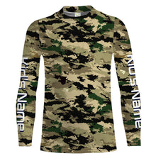 Load image into Gallery viewer, Desert camo Custom UV Long Sleeve performance Fishing Shirts, camouflage Fishing apparel - IPHW1582