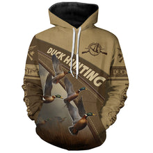 Load image into Gallery viewer, Duck Hunting Custom All Over Printed Shirts Waterfowl Hunter Shirts Duck Hunter Clothing Men And Women IPHW5428