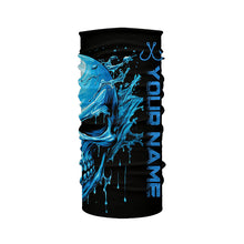 Load image into Gallery viewer, Fish On Fish Hook Custom Skull Long Sleeve Fishing Shirts,  Skull Performance Fishing Jerseys IPHW5136