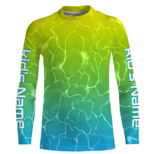 Load image into Gallery viewer, Mahi Mahi Fish skin Custom Long sleeve performance Fishing shirts, Mahi Mahi Fishing jerseys IPHW3040