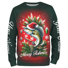 Load image into Gallery viewer, Personalized Walleye Christmas Fishing Shirts For Fisherman Fishing Gifts IPHW5559