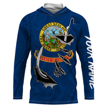 Load image into Gallery viewer, Idaho Flag 3D Fish Hook UV Protection Custom Long Sleeve performance Fishing Shirts IPHW488