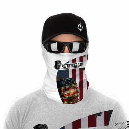 Rottweiler dog Dad US Flag Full printing shirts - Patriotic shirts for Dog lovers - IPH2211