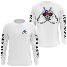 Load image into Gallery viewer, Texas Flag Texas Cowboy Skull Fishing Shirt, Personalized Texas Fishing Jerseys IPHW5076