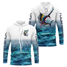 Load image into Gallery viewer, Personalized Tuna Saltwater Fishing Long Sleeve Fishing Shirts, Tuna Fishing Jerseys IPHW6001