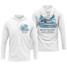 Load image into Gallery viewer, Custom Fishing Boat Name Long Sleeve Fishing Shirts, Personalized Fisher Boats Shirt IPHW5097