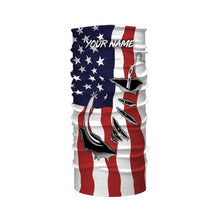 Load image into Gallery viewer, Personalized ChipteeAmz American Flag Long sleeve Fishing Shirt IPH1900