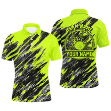 Load image into Gallery viewer, Personalized Bowling Shirts For Men, Bowling Balls And Pins Bowling Team Shirts | Green IPHW4507