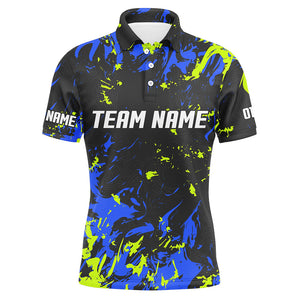 Personalized Bowling Team Jerseys, Bowling Shirts For Men With Customized Name | Green IPHW4510