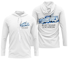 Load image into Gallery viewer, Custom Boat Fishing Long sleeve performance Fishing Shirts, Fishing boat name shirt IPHW3619