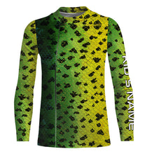 Load image into Gallery viewer, Crappie Fish scale Fishing Shirts, Crappie Custom Long sleeve Fishing Shirts IPHW3500