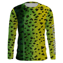 Load image into Gallery viewer, Crappie Fish scale Fishing Shirts, Crappie Custom Long sleeve Fishing Shirts IPHW3500