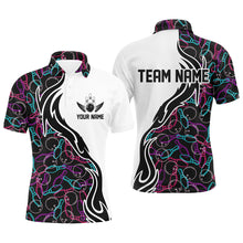 Load image into Gallery viewer, Customized Name Bowling Team Shirts For Men And Women Bowling Pattern Bowling League Jerseys IPHW5486