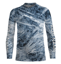 Load image into Gallery viewer, Ice camo Ice Fishing Shirts, Personalized Ice Fishing Clothing for men, women and kids IPHW3505