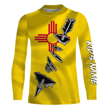 Load image into Gallery viewer, New Mexico Bow Hunter Hunting archer 3D arrow New Mexico Flag Customize name 3D All over print shirts - personalized Patriotic hunting apparel gift for men, women and kid - IPH1997