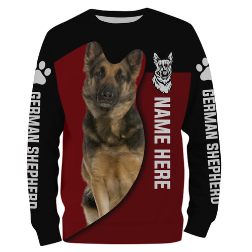 German Shepherd Dog Hunting Full printing Custom All over print shirts, personalized gifts - IPHW225