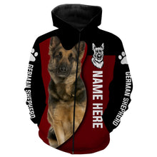 Load image into Gallery viewer, German Shepherd Dog Hunting Full printing Custom All over print shirts, personalized gifts - IPHW225