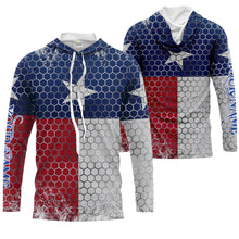 Load image into Gallery viewer, Texas Shirts Texas Flag Custom UV Long Sleeve Performance Shirts - Personalized Texas Clothing - IPHW1554