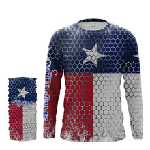 Load image into Gallery viewer, Texas Shirts Texas Flag Custom UV Long Sleeve Performance Shirts - Personalized Texas Clothing - IPHW1554