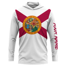 Load image into Gallery viewer, Custom Florida Flag Shirts, Patriot Long Sleeve Performance Shirts UV Protection  IPHW731