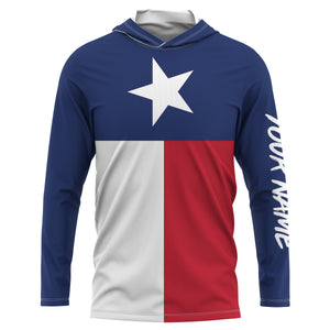 Texas Shirts Texas Flag Custom UV Long Sleeve Performance Shirts - Personalized Texas Clothing - IPHW733