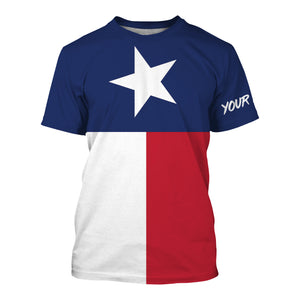 Texas Shirts Texas Flag Custom UV Long Sleeve Performance Shirts - Personalized Texas Clothing - IPHW733