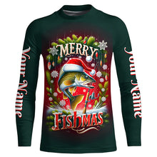 Load image into Gallery viewer, Personalized Walleye Christmas Fishing Shirts For Fisherman Fishing Gifts IPHW5560