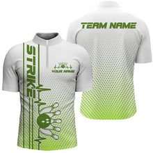 Load image into Gallery viewer, Strike Bowling Custom Bowling Shirts For Men And Women Bowling Team Jerseys Bowlers Outfits | Green IPHW5505
