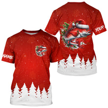 Load image into Gallery viewer, Redfish Fishing Custom Christmas Fishing Shirts, Xmas Fishing Gifts For Men, Women And Kids IPHW5572