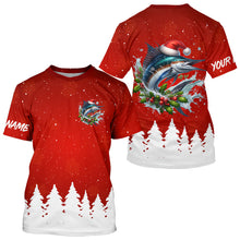 Load image into Gallery viewer, Sailfish Fishing Custom Christmas Fishing Shirts, Xmas Fishing Gifts For Men, Women And Kids IPHW5575