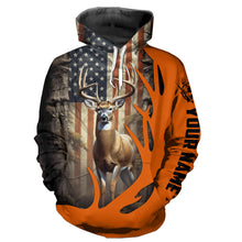 Load image into Gallery viewer, Custom Deer Hunting All Over Hoodie Deer Antler Deer Hunter Shirts Orange Hunting Clothing For Men And Women IPHW5427