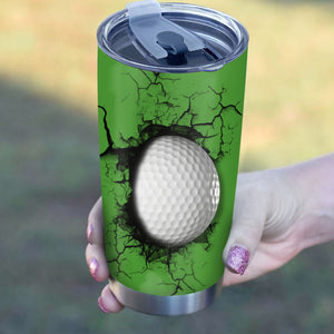 Golf tumbler It takes a lot of balls to golf like I do Stainless Steel Tumbler Cup - custom golf gifts NQS3424