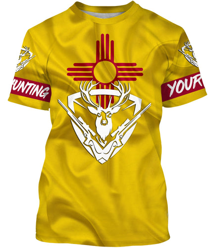 New Mexico NM Elk Hunting Customize Name 3D All Over Printed Shirts For Adult And Kid Personalized Hunting Gift NQS591