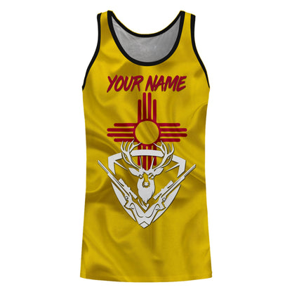 New Mexico NM Elk Hunting Customize Name 3D All Over Printed Shirts For Adult And Kid Personalized Hunting Gift NQS591