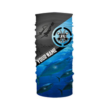 Load image into Gallery viewer, Tuna blue water spearfishing Custom Name UV protection UPF 30+ fishing jersey, custom fishing apparel NQS3070