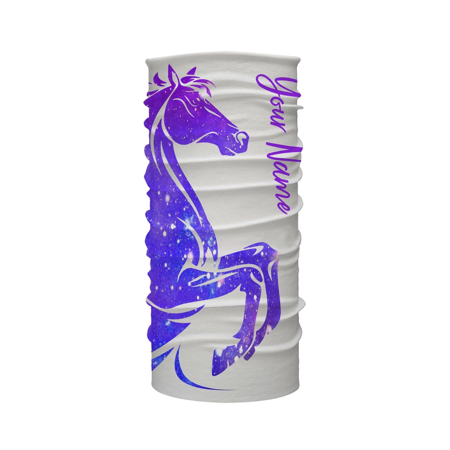 Love Horse purple galaxy Custom All over print Shirts, personalized horse shirt for girl, gift for horse lovers - NQS2689