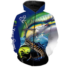 Load image into Gallery viewer, Mahi-mahi, Wahoo, Tuna Customize Name All Over Printed Shirts For Men And Women Personalized Fishing Gift NQS233