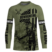 Load image into Gallery viewer, Bow hunter Deer Hunting American flag Custom 3D All over printed Shirts, Bowhunting shirt for hunter NQS4622