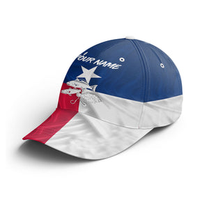 Texas Fishing 3D Texas Flag redfish, trout, flounder Custom fishing hat Fishing Baseball Angler hat NQS1767