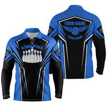 Load image into Gallery viewer, personalized bowling shirt for men – custom name design side view