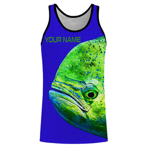 Mahi mahi Fishing Saltwater Blue Ocean All Over print shirts personalized fishing Gift NQS573