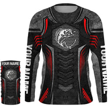 Load image into Gallery viewer, Beautiful Largemouth Bass Fishing Bass Tattoo Metal Custom Fishing Jersey - Personalized Fishing Gifts NQS4342