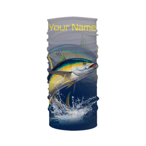 Tuna saltwater fishing personalized custom name performance long sleeve fishing shirts uv protection NQS3765