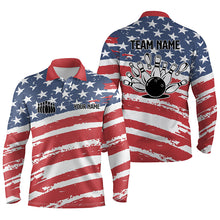 Load image into Gallery viewer, personalized bowling shirt for men – custom name design side view